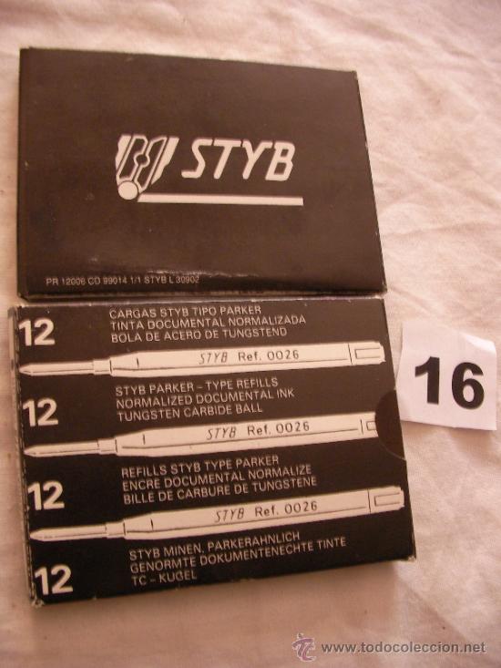 Escriban&iacute;a: ESTUCHE CON DOCE RECARGAS STYB REF 0026 - Foto 1