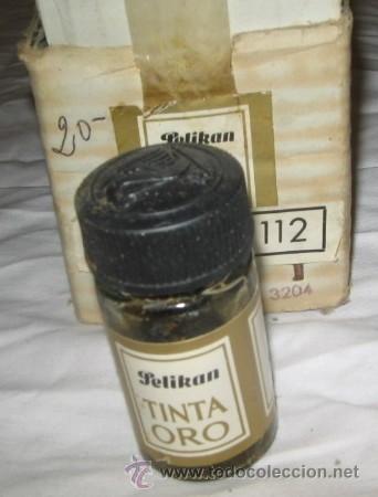 Escriban&iacute;a: FRASCO DE TINTA ORO PELIKAN - Foto 1