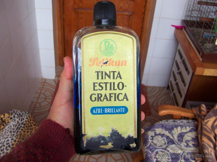 Escriban&iacute;a: botella de tinta marca pelikan antigua - Foto 1