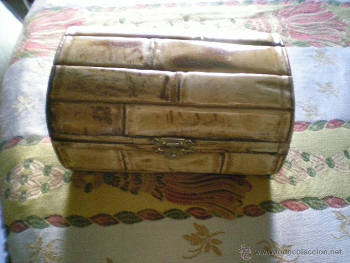 Escriban&iacute;a: TARJETERO CAJA HUESO DE CAMELLO - Foto 1
