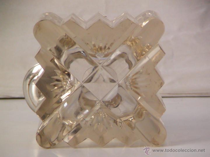 Escriban&iacute;a: Tintero de cristal tallado victoriano - Foto 6