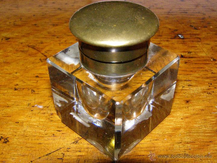 Escriban&iacute;a: Precioso tintero con tapa en bronce - Foto 3