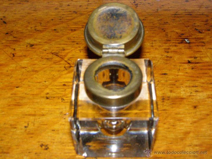Escriban&iacute;a: Precioso tintero con tapa en bronce - Foto 7