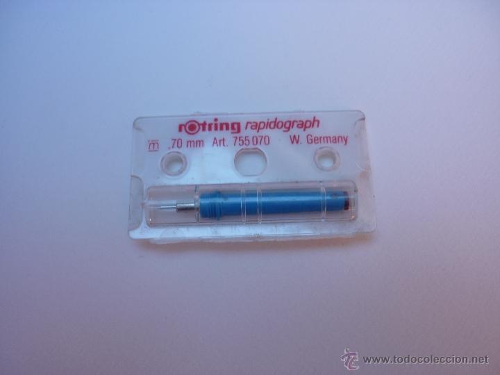 Escriban&iacute;a: PUNTERA ROTRING RAPIDOGRAPH - 0.70 MM. - SIN USAR. - Foto 1