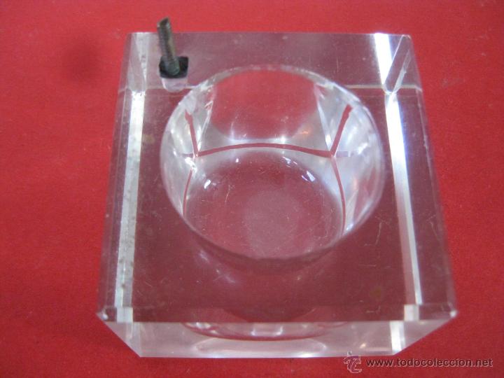 Escriban&iacute;a: TINTERO CRISTAL TALLADO - Foto 2