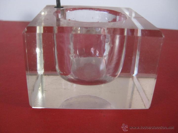 Escriban&iacute;a: TINTERO CRISTAL TALLADO - Foto 3