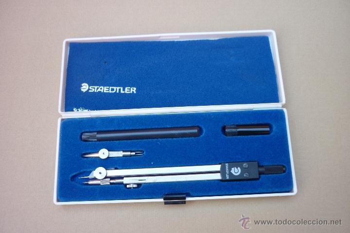 Escriban&iacute;a: ESTUCHE DE COMPAS - STAEDTLER RONDO - SIN USAR . - Foto 1