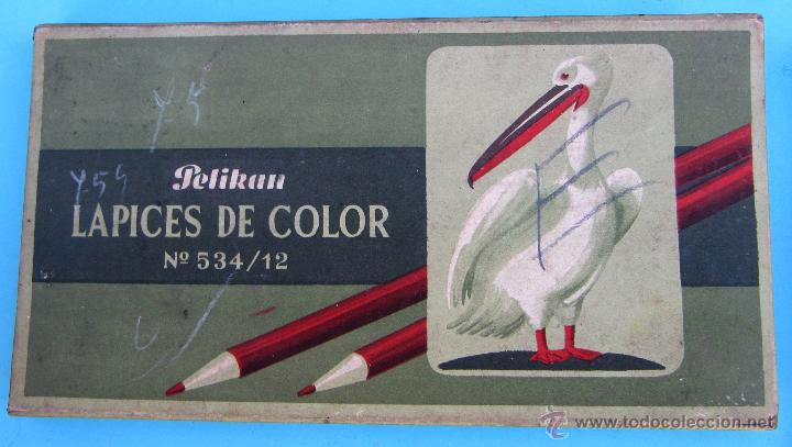 Escriban&iacute;a: CAJA DE L&Aacute;PICES PELIKAN. - Foto 1