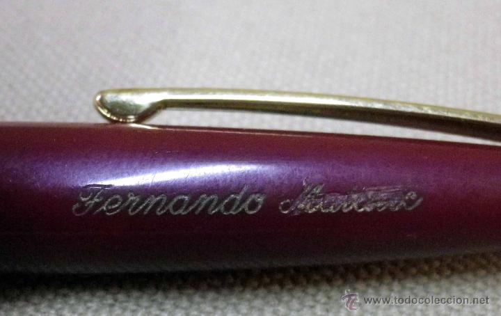 Escriban&iacute;a: ANTIGUO LAPIZ RETRACTIL CROSS, PERSONALIZADO. FUNCIONA - Foto 6