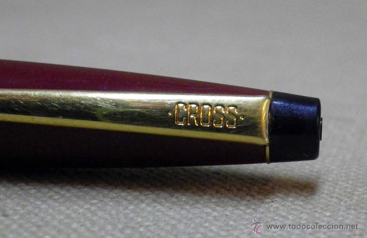 Escriban&iacute;a: ANTIGUO LAPIZ RETRACTIL CROSS, PERSONALIZADO. FUNCIONA - Foto 7