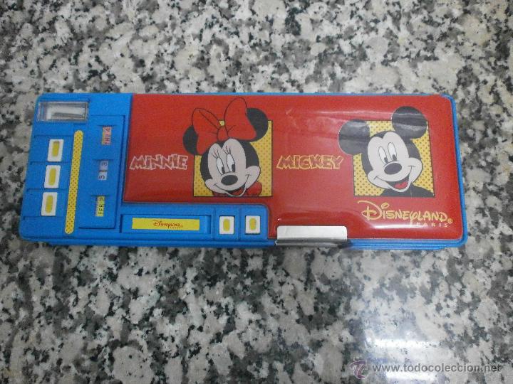 Escriban&iacute;a: ESTUCHE COLEGIO DISNEGLAND PARIS CON VARIAS FUNCIONES - Foto 1