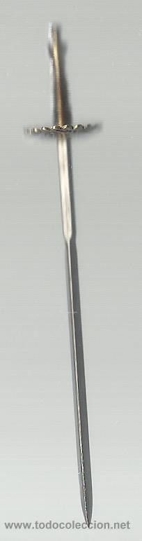 Escriban&iacute;a: PEQUE&Ntilde;O ABRECARTAS CON FORMA DE FLORETE DE TOLEDO 9 cm DE LARGO TOTAL