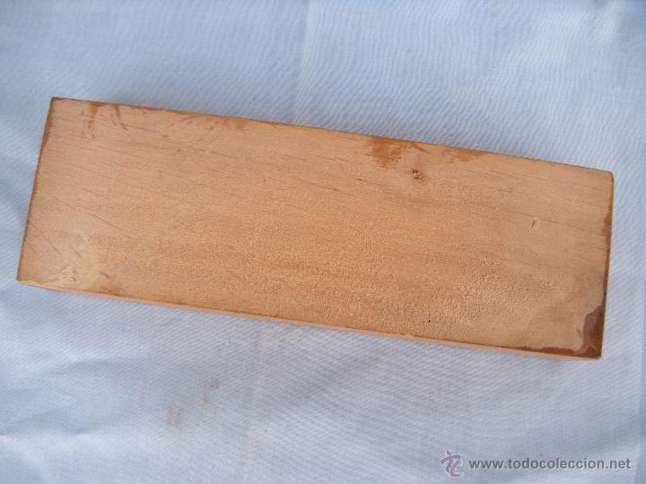 Escriban&iacute;a: ANTIGUO PLUMIER DE MADERA. COLEGIO. - Foto 2