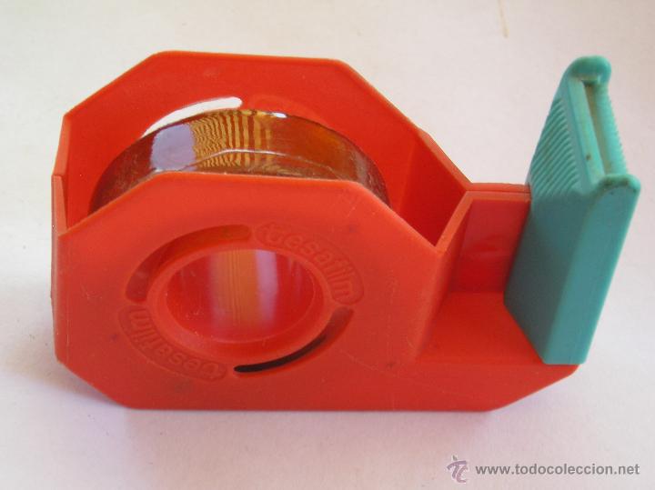 Escriban&iacute;a: **ANTIGUO ROLLO DE,---TESAFILM---ORIGINAL DE EPOCA CON CINTA DE CEL&middot;LO**
