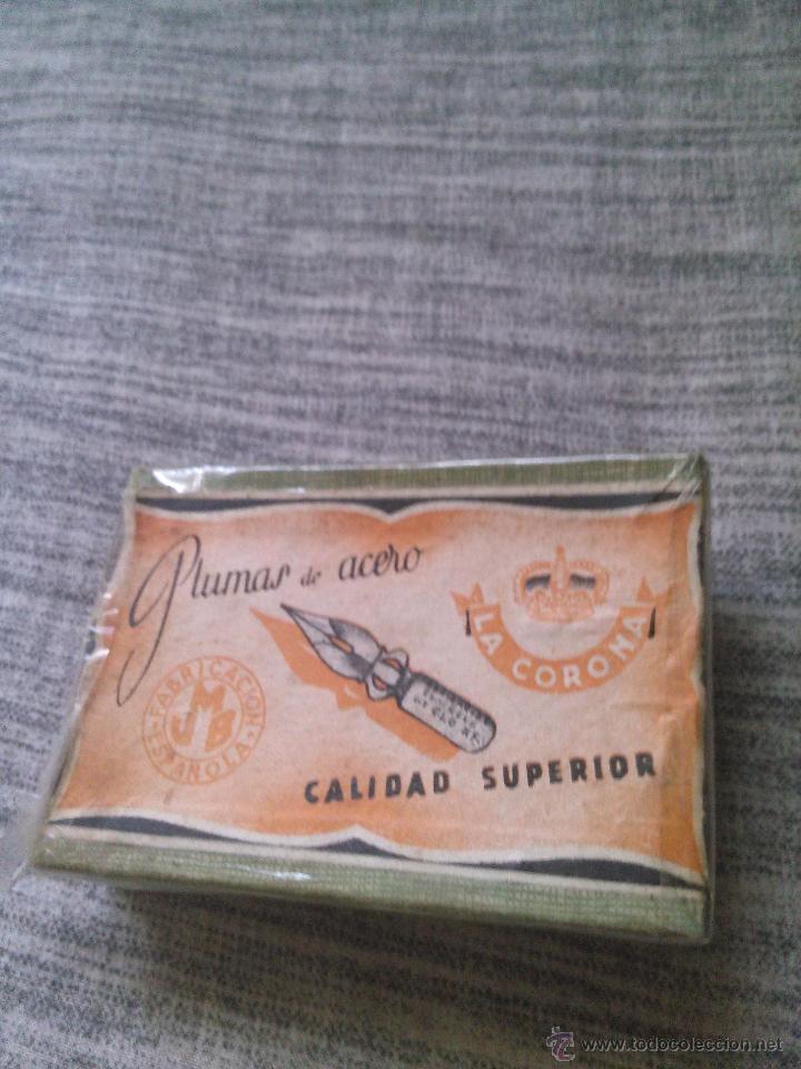 Escriban&iacute;a: Caja de Plumines, plumas la corona - Foto 2