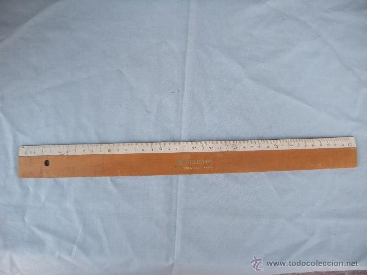 Escriban&iacute;a: REGLA DE MADERA STAEDTLER 40 CM. - Foto 4