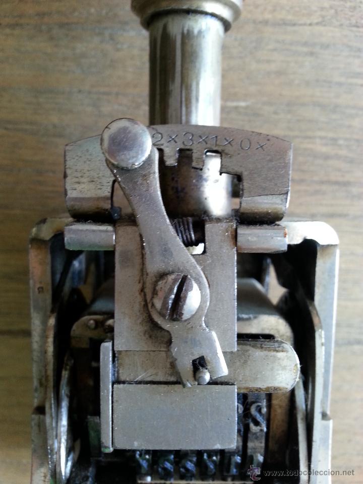 Escriban&iacute;a: ANTIGUO NUMERADOR DEL BANCO CENTRAL. SEVILLA. MARCA EL CASCO. EIBAR - Foto 2