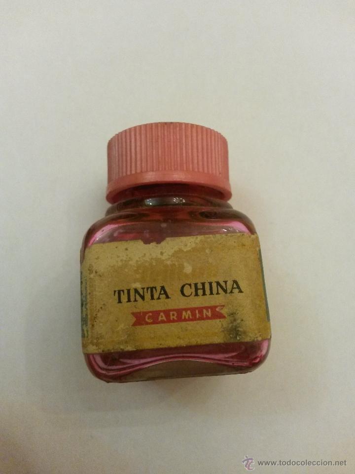 Escriban&iacute;a: Tintero de tinta carmin con tinta - Foto 1