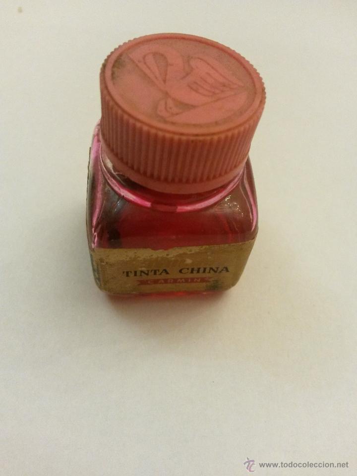 Escriban&iacute;a: Tintero de tinta carmin con tinta - Foto 2