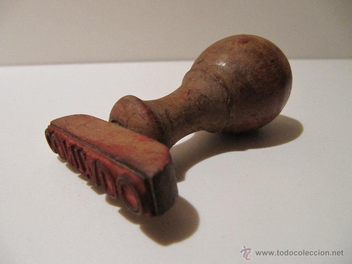 Escriban&iacute;a: SELLO TAMPON MADERA CONTADO - Foto 1