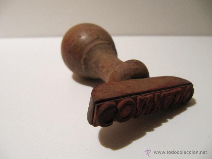 Escriban&iacute;a: SELLO TAMPON MADERA CONTADO - Foto 2