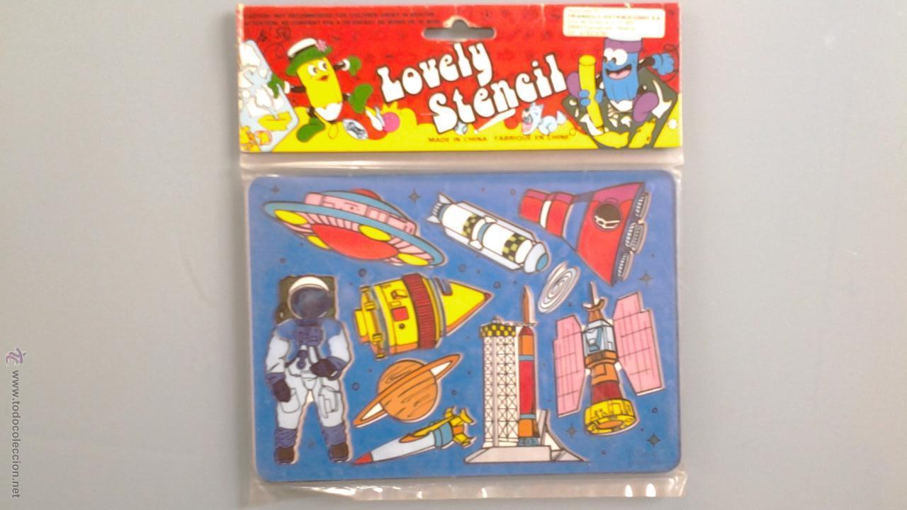 Escriban&iacute;a: Regla con siluetas, lovely stencil., nuevo!!! - Foto 1