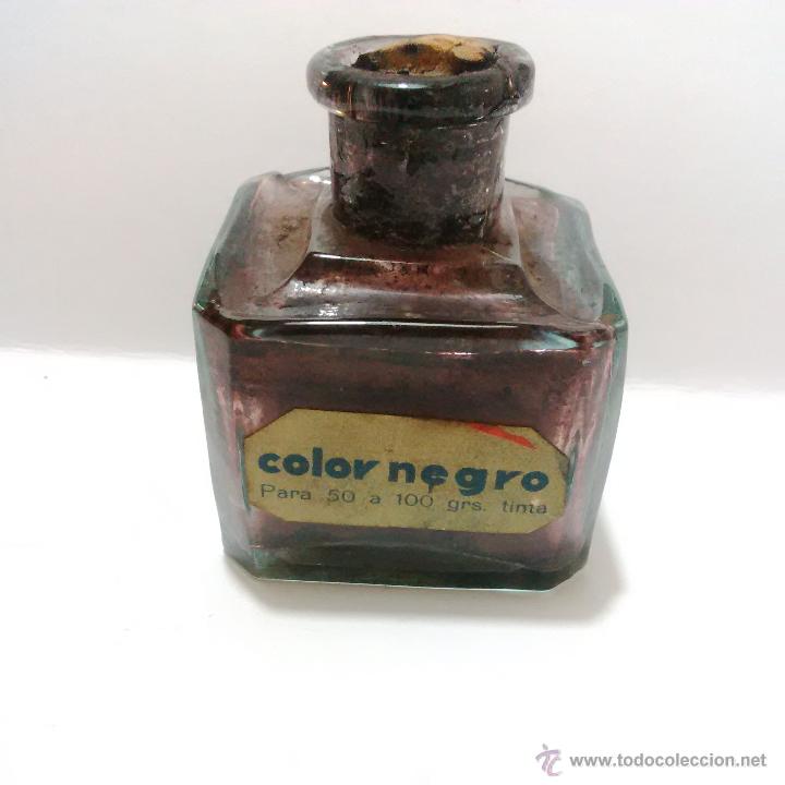 Escriban&iacute;a: ANTIGUO Y BONITO TINTERO DE CRISTAL - Foto 1