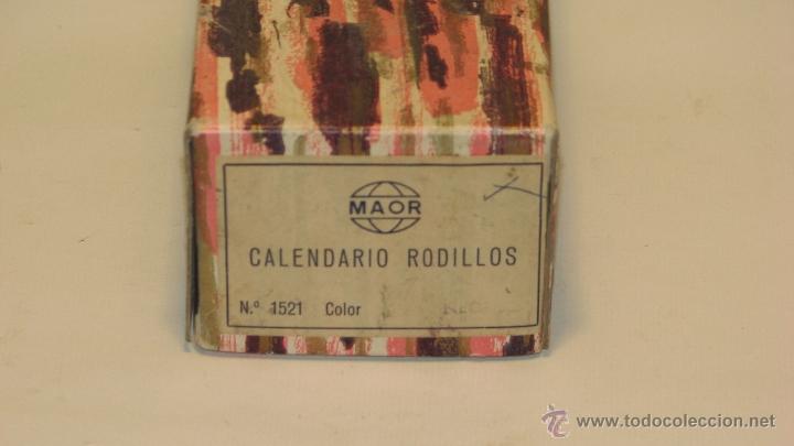 Escriban&iacute;a: VIEJO CALENDARIO DE RODILLOS - Foto 3