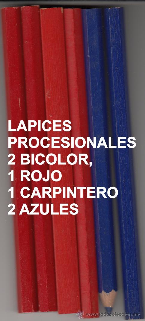 Escrita: Lote de lapices profesionales bicolor
