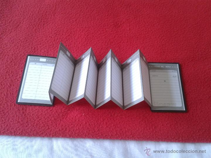 Writing Items: CURIOSA AGENDA TELEFONICA BLOC DE NOTAS Y APUNTES CON PASTAS METALICAS E IMANTADAS. VER FOTOS