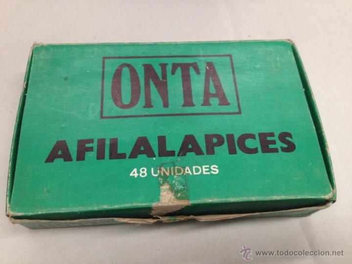 Escriban&iacute;a: CAJA CON 48 SACAPUNTAS A&Ntilde;OS 70 - Foto 2