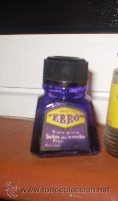 Escriban&iacute;a: BOTE DE TINTA EBRO AZUL. - Foto 1
