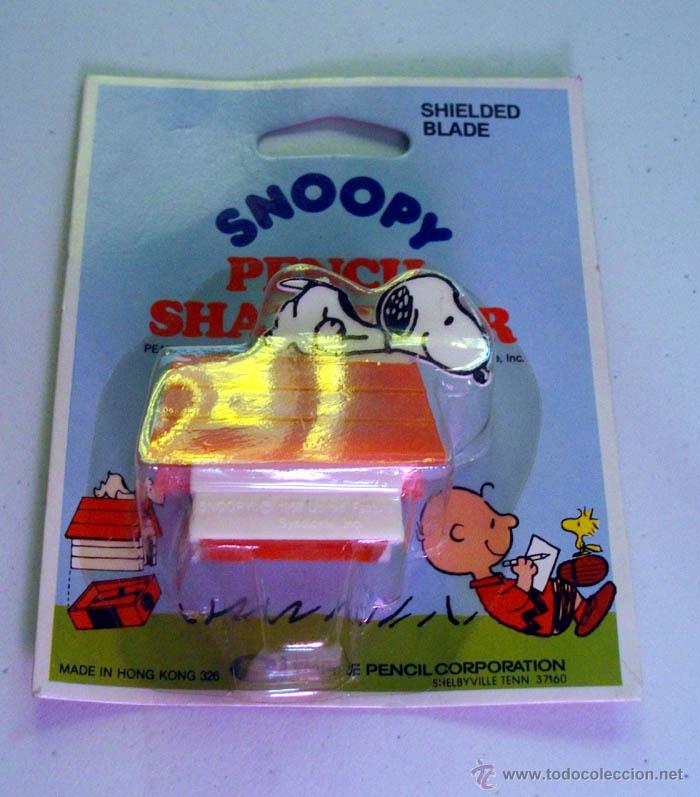 Escriban&iacute;a: SACAPUNTAS SNOOPY PEANUTS. A&Ntilde;OS 80. - Foto 1