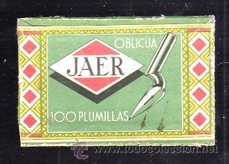 Escriban&iacute;a: FRONTAL DE CAJA DE PLUMA OBLICUA JAER. - Foto 1