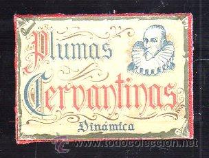 Escriban&iacute;a: FRONTAL DE CAJA DE PLUMAS CERVANTINAS DINAMICA. - Foto 1