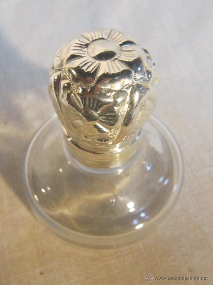 Escriban&iacute;a: TINTERO DE CRISTAL Y PLUMA DE MADERA CON PLATA DE LEY - Foto 4