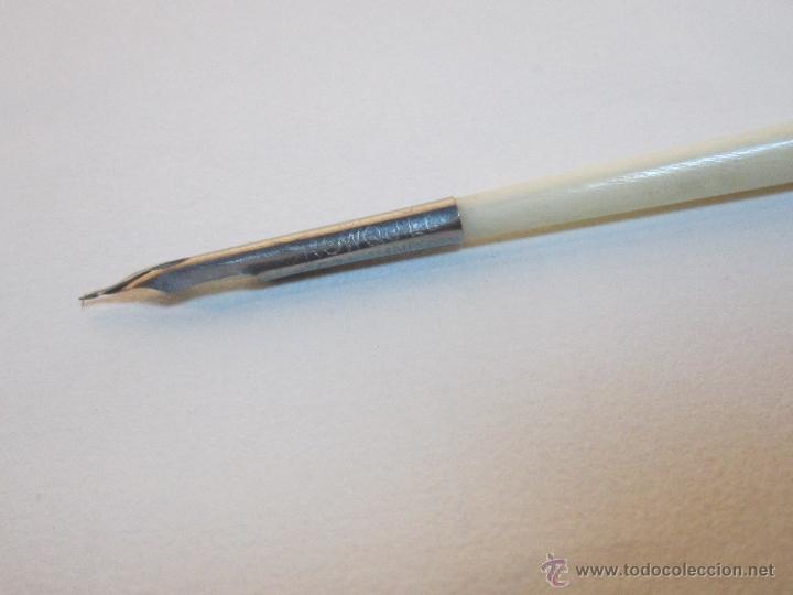 Escriban&iacute;a: TINTERO DE CRISTAL Y PLUMA DE MADERA CON PLATA DE LEY - Foto 11
