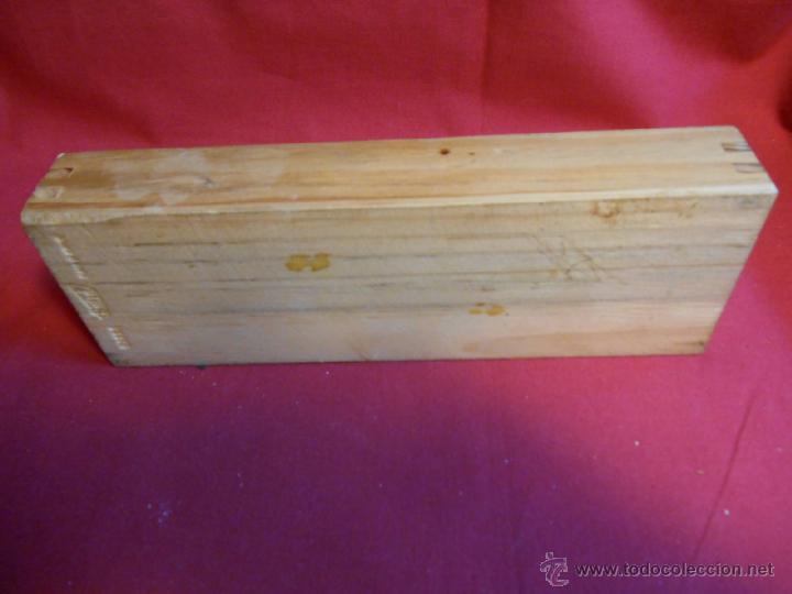 Escriban&iacute;a: CAJA DE MADERA DE LAPICEROS .- MADERA - - Foto 3