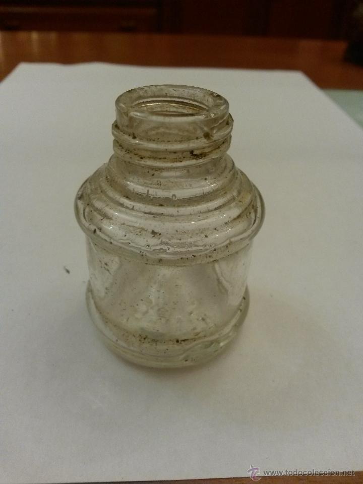 Escriban&iacute;a: Tintero antiguo frasco de 5,7 cms de alto y 4 cms de diametro de la base - Foto 2