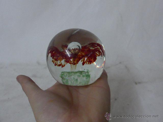 Escriban&iacute;a: Antiguo pisapapeles de cristal - Foto 2