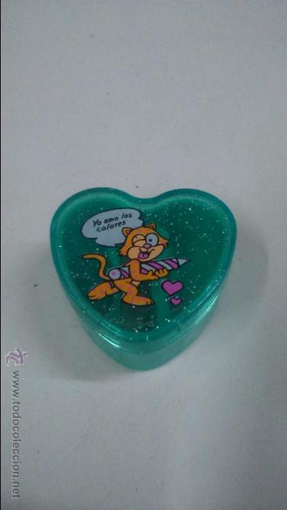 Escriban&iacute;a: SACAPUNTAS GATO. AMO LOS COLORES - Foto 2