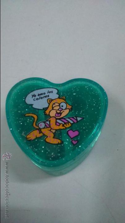 Escriban&iacute;a: SACAPUNTAS GATO. AMO LOS COLORES - Foto 2