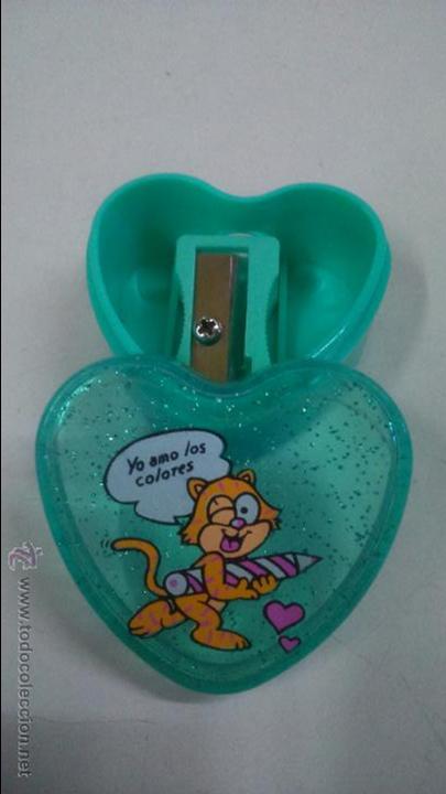 Escriban&iacute;a: SACAPUNTAS GATO. AMO LOS COLORES - Foto 1