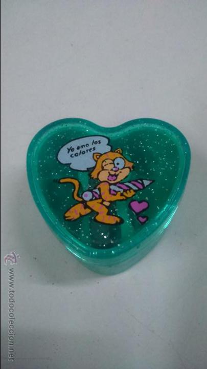 Escriban&iacute;a: SACAPUNTAS GATO. AMO LOS COLORES - Foto 2