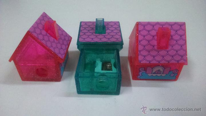 Escriban&iacute;a: LOTE DE TRES SACAPUNTAS CON BOTE - Foto 1