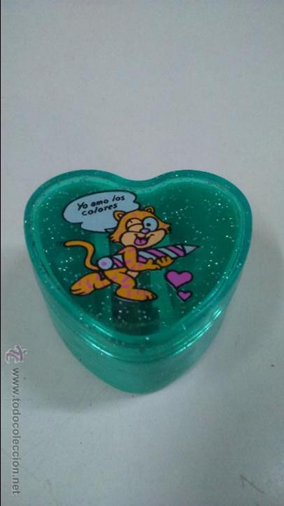 Escriban&iacute;a: SACAPUNTAS GATO. AMO LOS COLORES - Foto 2