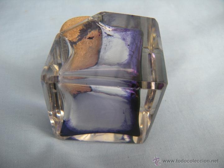Escriban&iacute;a: TINTERO EN CRISTAL BISELADO - Foto 4