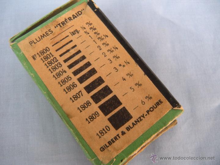 Escriban&iacute;a: CAJA DE PLUMILLAS GILBERT TRERAID - Foto 6