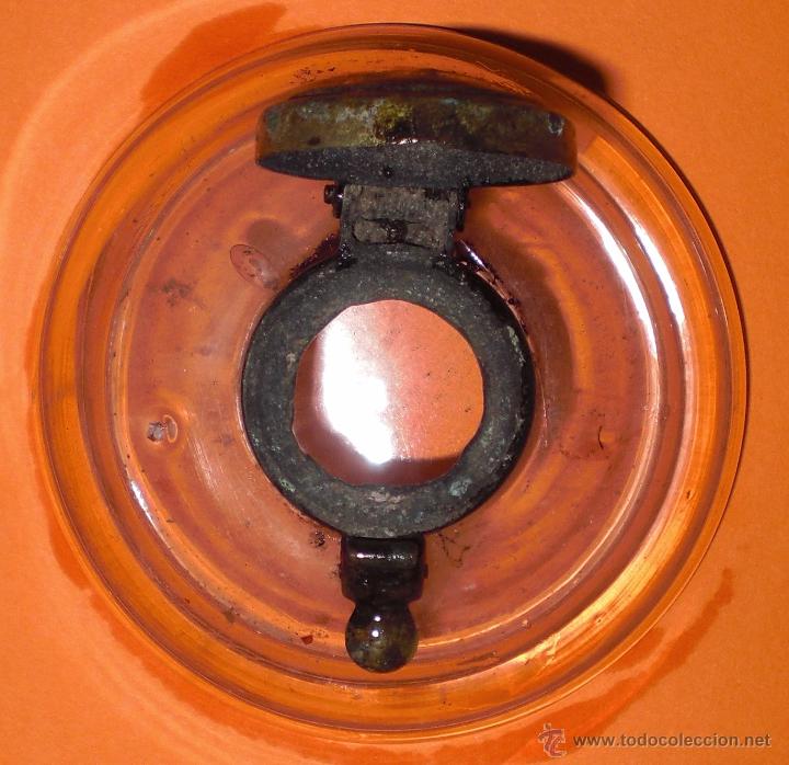 Escriban&iacute;a: Antiguo tintero de cristal zxy - Foto 2