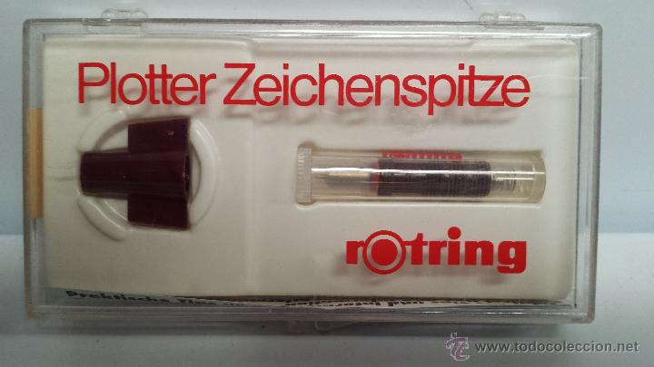 Escriban&iacute;a: PUNTA ROTRING PARA PLOTTER - COLOR MARR&Oacute;N OSCURO - SIN USO - Foto 1